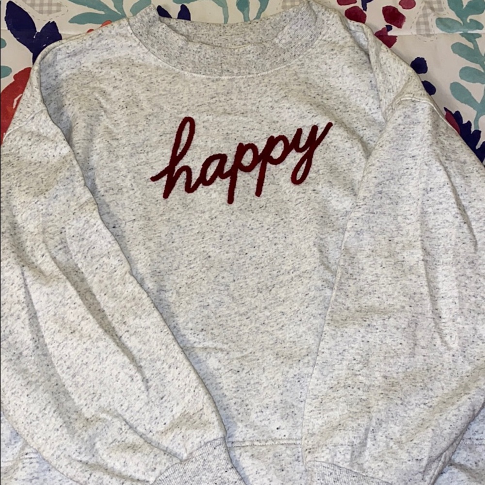 Old Navy “happy” sweatshirt